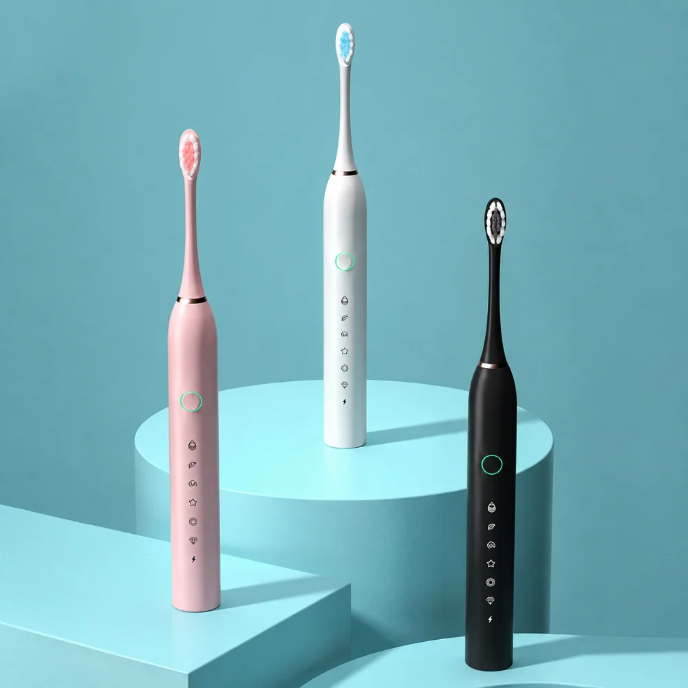Rechargeable Electric Toothbrush Kids Sonic Travel Brush - Image 6